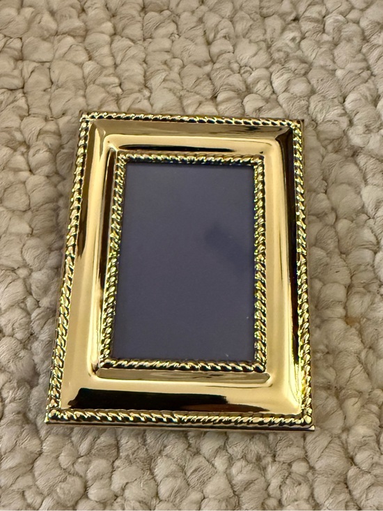 Other - Brass 2.5"x1.75" Picture Frame with Easel Back